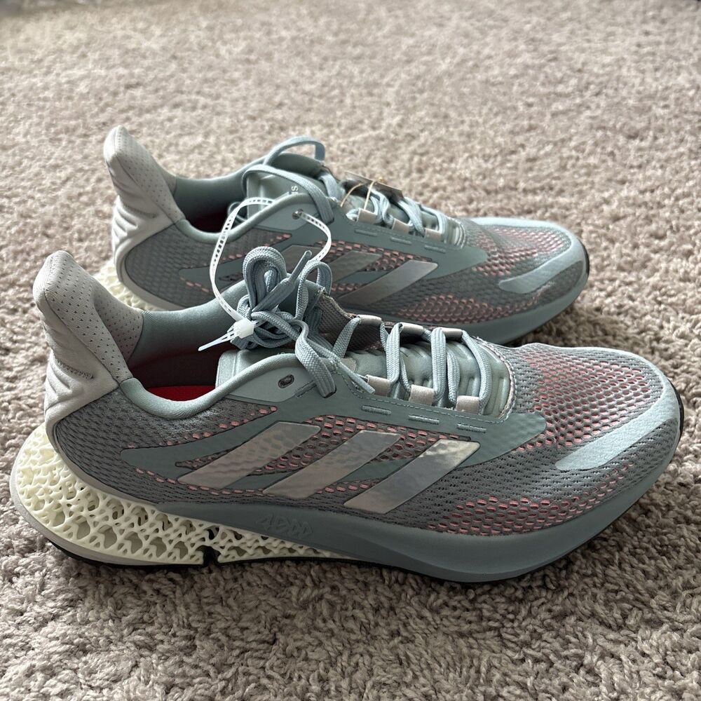 Adidas 4DFWD Pulse Magic Grey Silver Metallic Turbo Sneaker GZ8623 Men's Size 11 - Picture 6 of 6